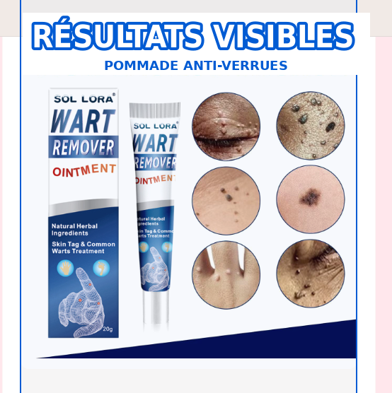 Crème ciblée : verrues, cors & acrochordons