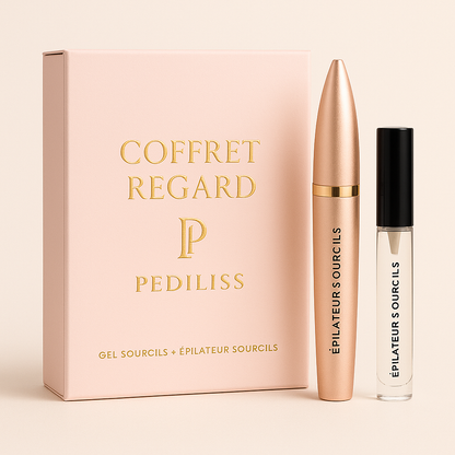 Coffret Regard PédiLiss — Gel Sourcils & Épilateur Sourcils