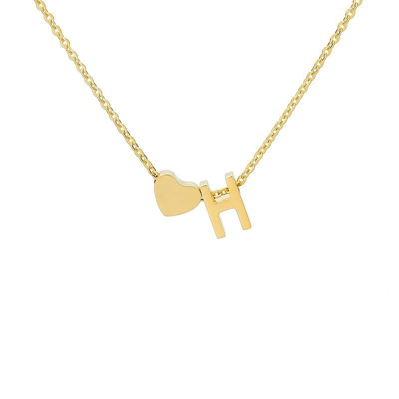 Collier “Lettre d’amour” combiné