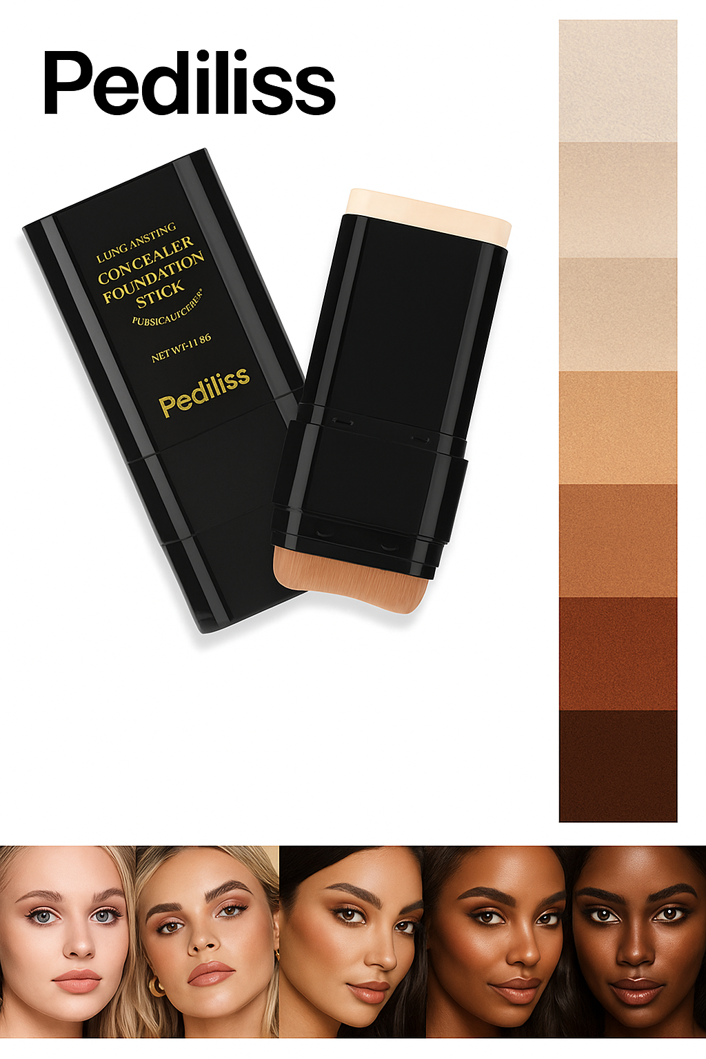 Fond de Teint en stick + pinceaux intégrer