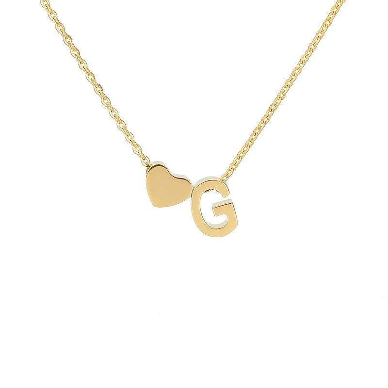 Collier “Lettre d’amour” combiné