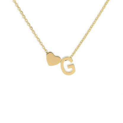 Collier “Lettre d’amour” combiné