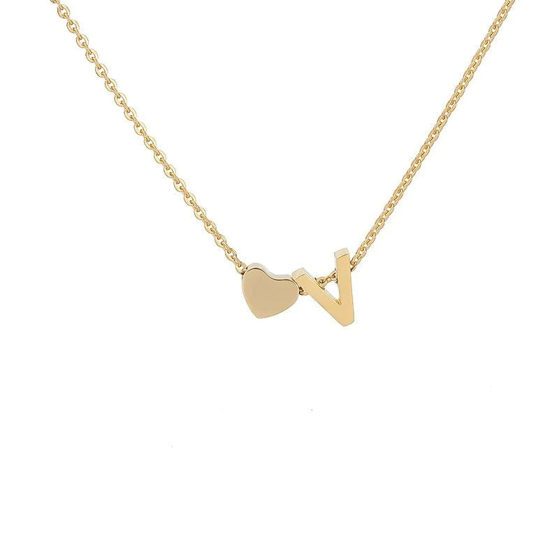 Collier “Lettre d’amour” combiné