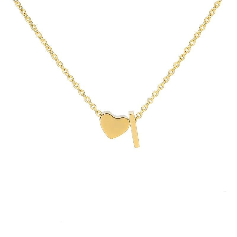 Collier “Lettre d’amour” combiné