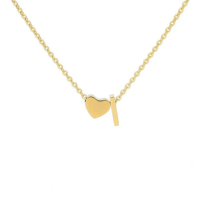 Collier “Lettre d’amour” combiné