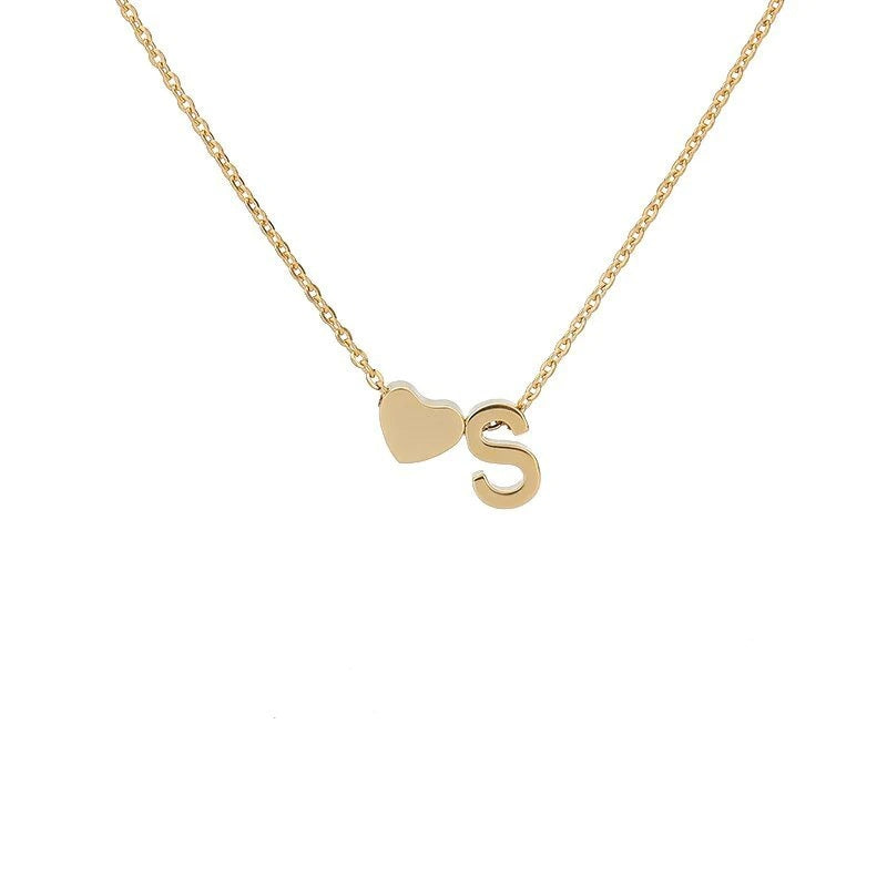 Collier “Lettre d’amour” combiné