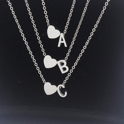 Collier “Lettre d’amour” combiné