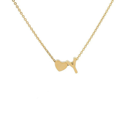 Collier “Lettre d’amour” combiné