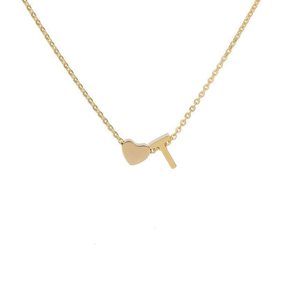 Collier “Lettre d’amour” combiné