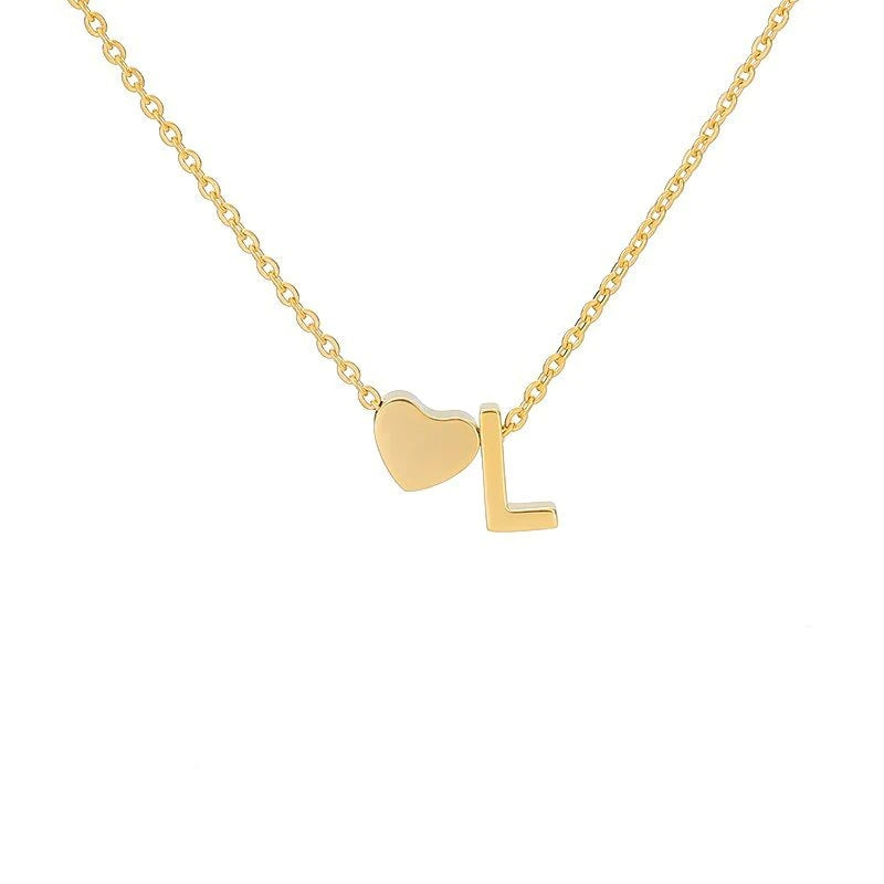 Collier “Lettre d’amour” combiné
