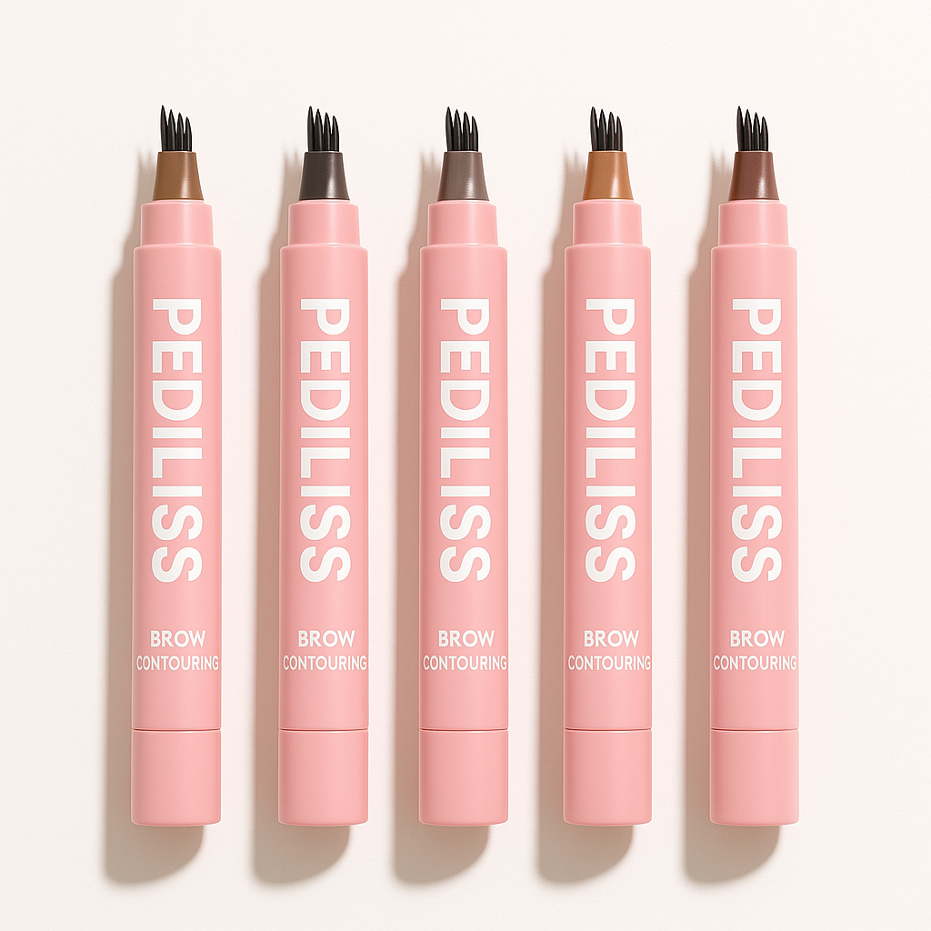 Stylo à Sourcils Étanche 4 Pointe