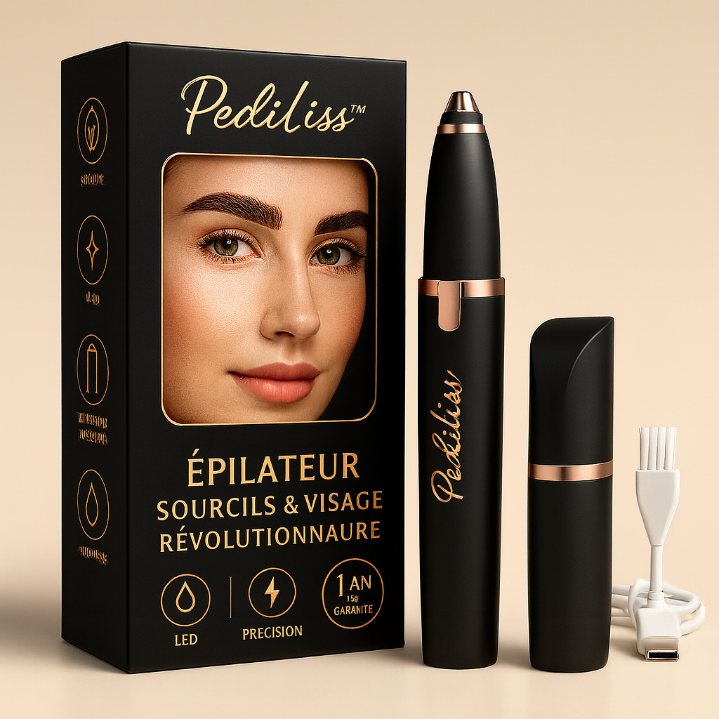 PediLiss™ ⎪ Épilateur Sourcils & Visage Révolutionnaire
