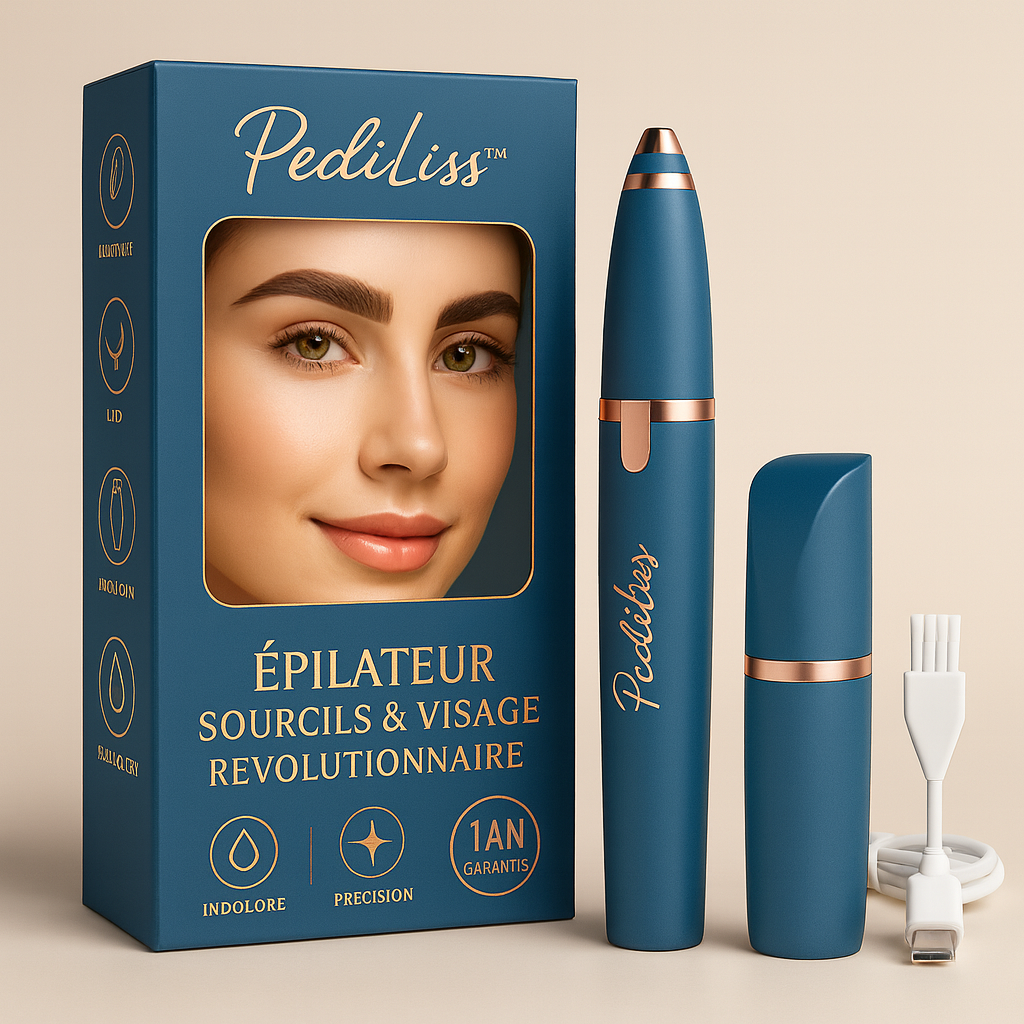 PediLiss™ ⎪ Épilateur Sourcils & Visage Révolutionnaire