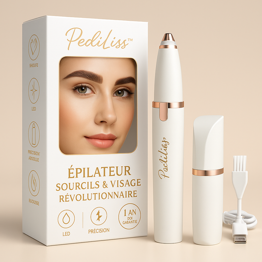 PediLiss™ ⎪ Épilateur Sourcils & Visage Révolutionnaire