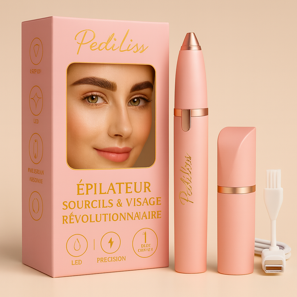 PediLiss™ ⎪ Épilateur Sourcils & Visage Révolutionnaire