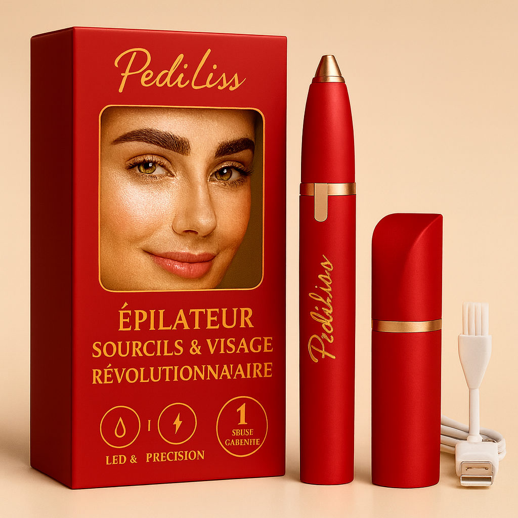 PediLiss™ ⎪ Épilateur Sourcils & Visage Révolutionnaire