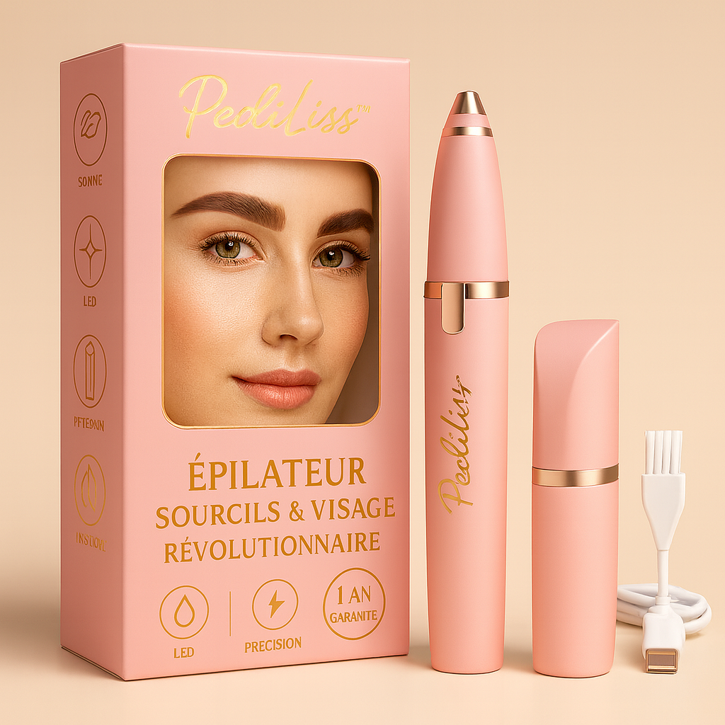 PediLiss™ ⎪ Épilateur Sourcils & Visage Révolutionnaire