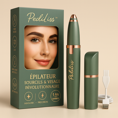 PediLiss™ ⎪ Épilateur Sourcils & Visage Révolutionnaire