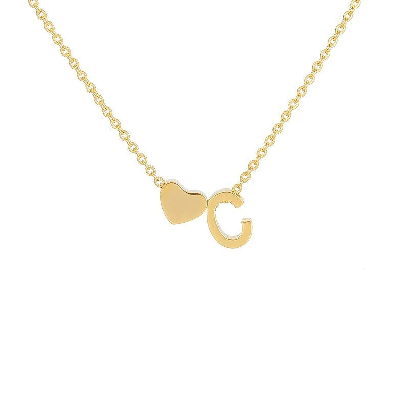 Collier “Lettre d’amour” combiné