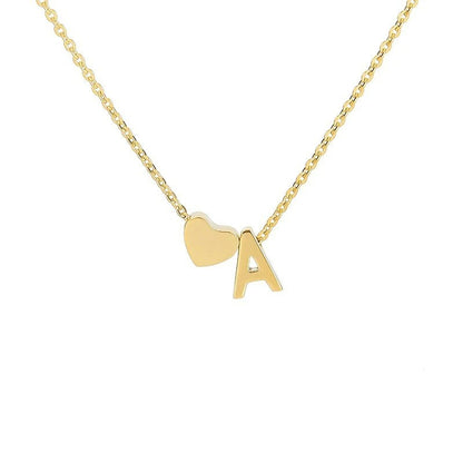 Collier “Lettre d’amour” combiné