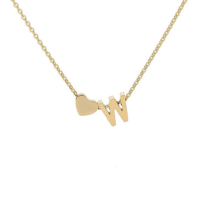 Collier “Lettre d’amour” combiné
