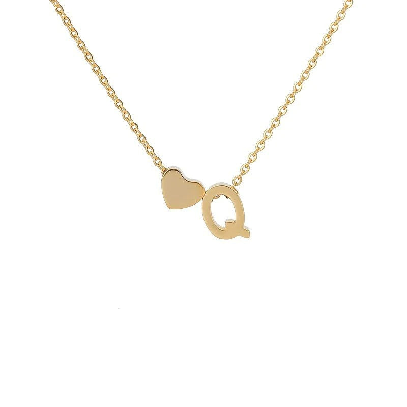 Collier “Lettre d’amour” combiné
