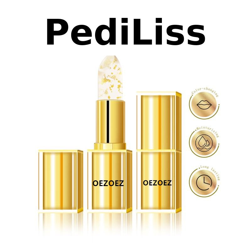 Rouge à Lèvres Réactif au pH, Teinte Personnalisée, Longue Tenue, Anti-Bavure, Hydratant et Réparateur, Lisse les Ridules, Parfum Floral Léger